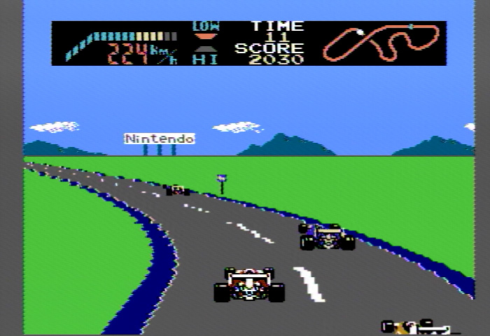 F1レースプレイ画面